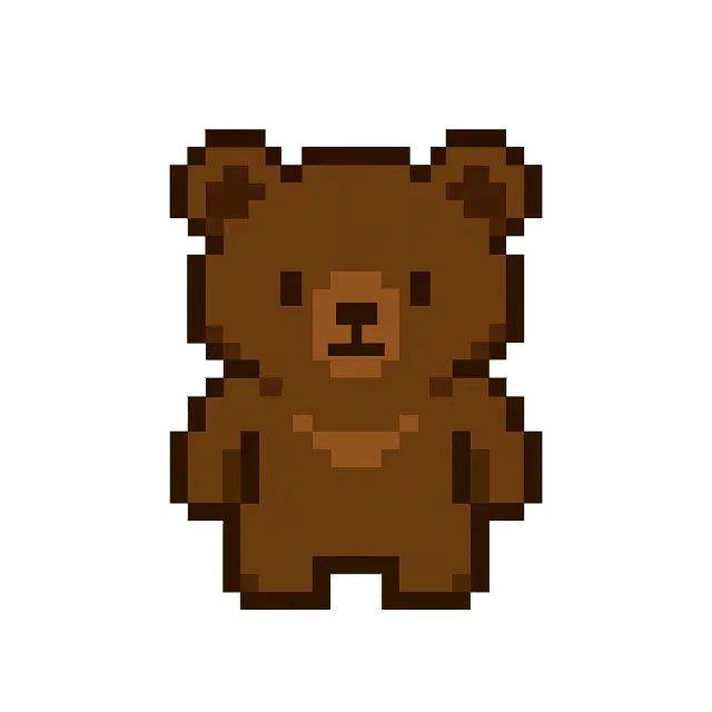 ヒグマのステッカー
